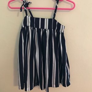 Pinstripe dress